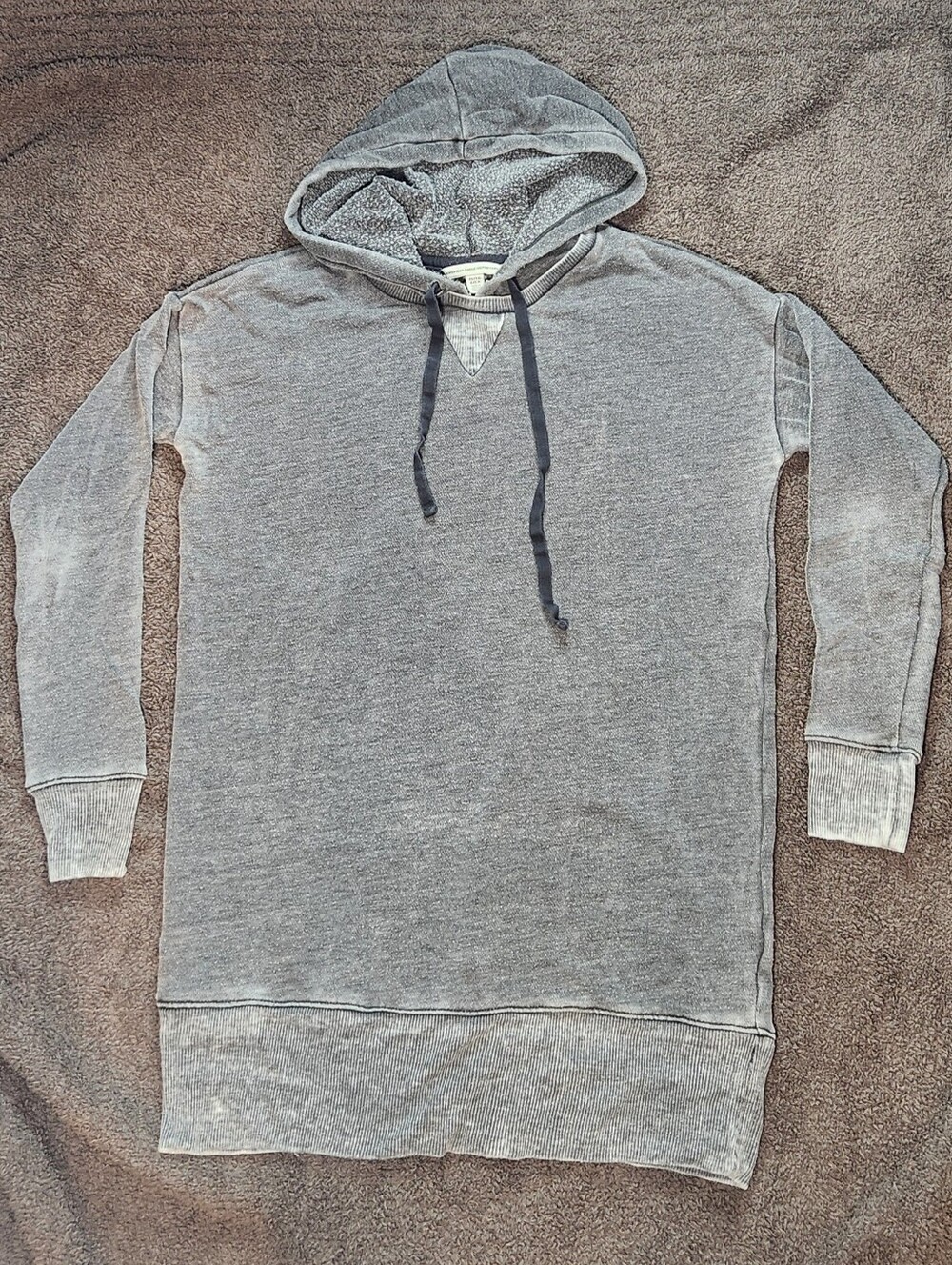 Grey American Eagle Hooded Sweatshirt